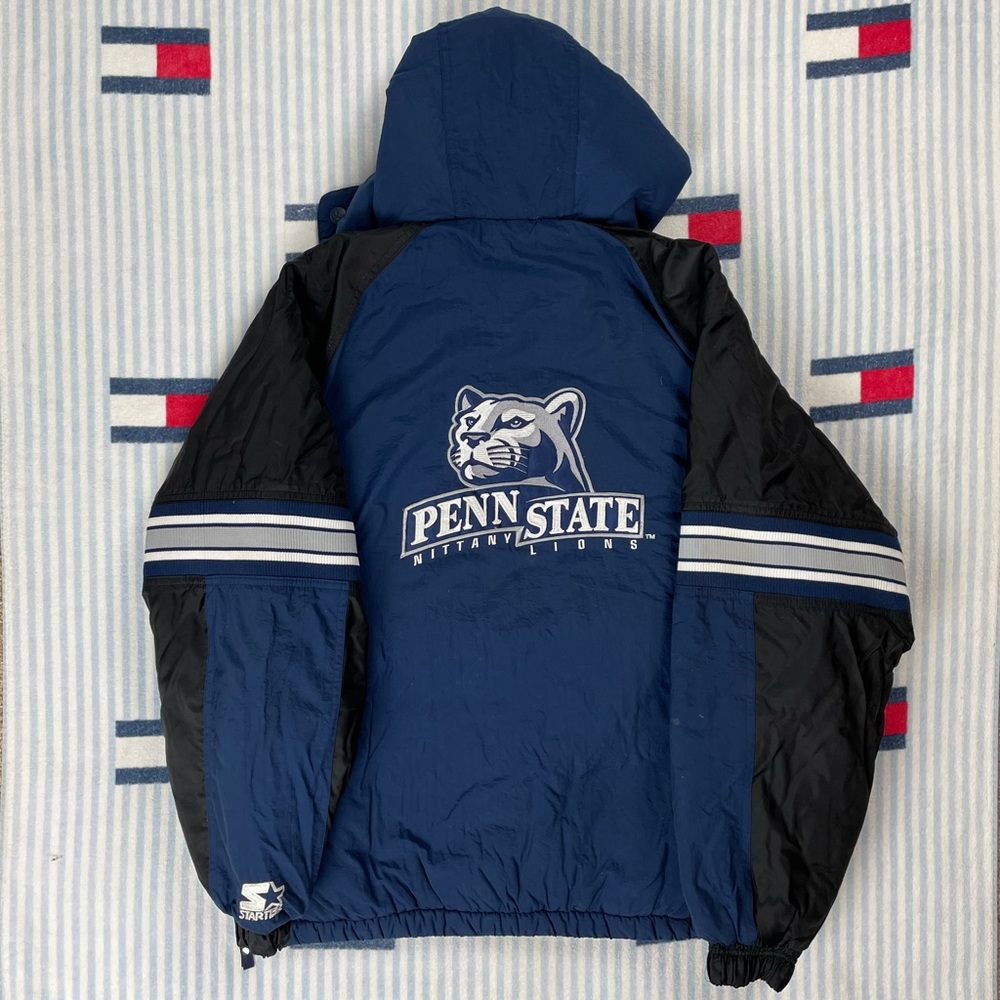 Vintage Starter Penn State pullover jacket coat